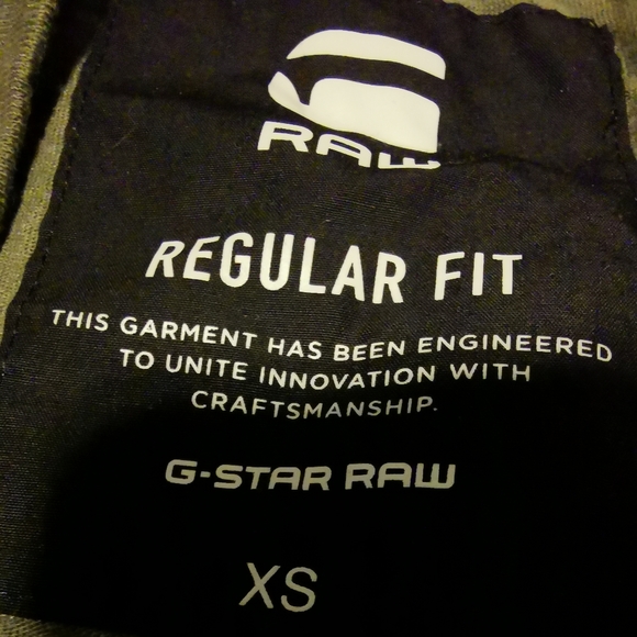 G-Star Raw Men's Graphic Logo Tee Army Green XS - Picture 6 of 7